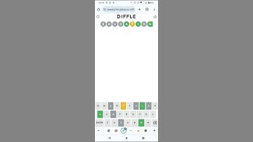 Wordle of unknown length! (Diffle puzzle for 28 June 24) #speedsolving #puzzle