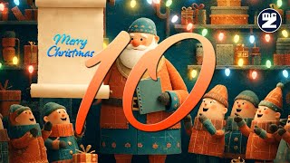 Celebrity 🎄 Christmas Countdown 10 Seconds • Cozy Holiday Village Timer with Merry Christmas Ending Profile