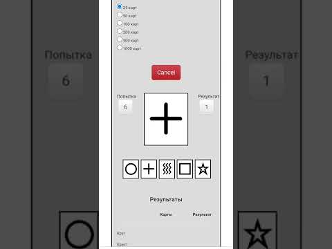Карты Зенера. Тест на наличие экстрасенсорных способностей