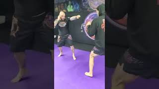 Bob Pendulum punches into the Tysons, at Lone Wolf MMA.