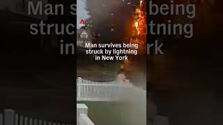 Man survives being struck by lightning in New York