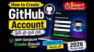 SW-10 | How to Create a GitHub Account (2026) | Step-by-Step Guide to Creating a GitHub Account