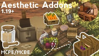 Top Cute Aesthetic Addons I Always Use For Minecraft Pe/Minecraft Be🌱 screenshot 5