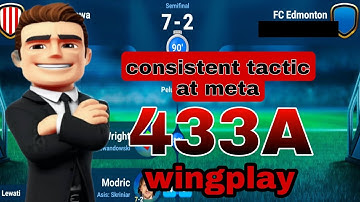 OSM BEST TACTIC 2022 : NEW BEST 433A WINGPLAY OSM