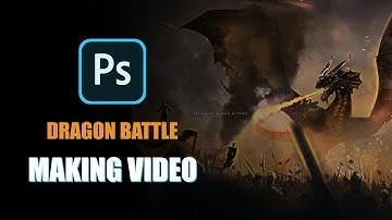 CREATING DRAGON BATTLE IN PHOTOSHOP!