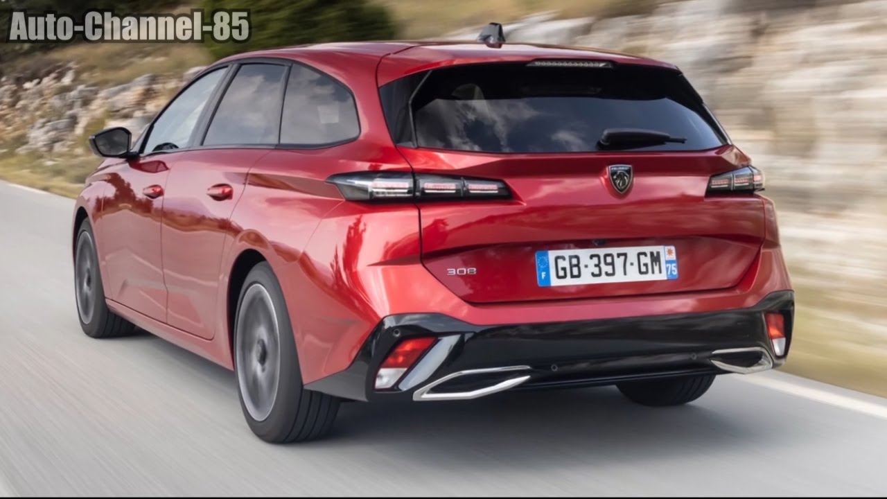 Peugeot 308 SW 2022 Allure Pack in Elixir Red colour (Interior, Exterior)