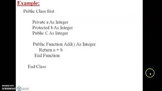 Class and Object in VB.NET