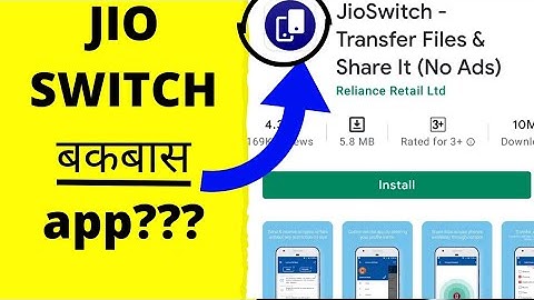 best file sharing App #Jioswitch |How To Work Jio Switch | App Review