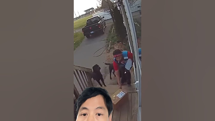Dangerous situation for calm amazon delivery driver!