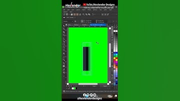 Flip Text Effect in CorelDRAW Letter I #hevlendordesigns #coreldrawtips