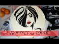 Перенос рисунка на торт. Рисунок на креме / Drawing on the cake. How to make drawing on the cream.