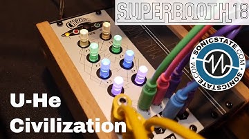 Superbooth 2018 - U-He CVilization Eurorack Module