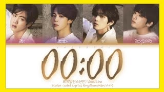 BTS (방탄소년단) - 00:00 (Zero O'Clock) (Color Coded Lyrics Eng/Rom/Han/가사)