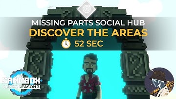 The Sandbox SPEEDRUN | Discover The Areas in Missing Parts Social Hub
