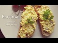 Egg-salad without mayonnaise! (ASMR)