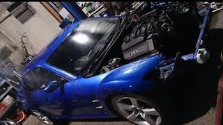 Mazda Rx8/Bmw 4.4 v8 swap. #mazda #bmw #v8 #engine #car #rx8