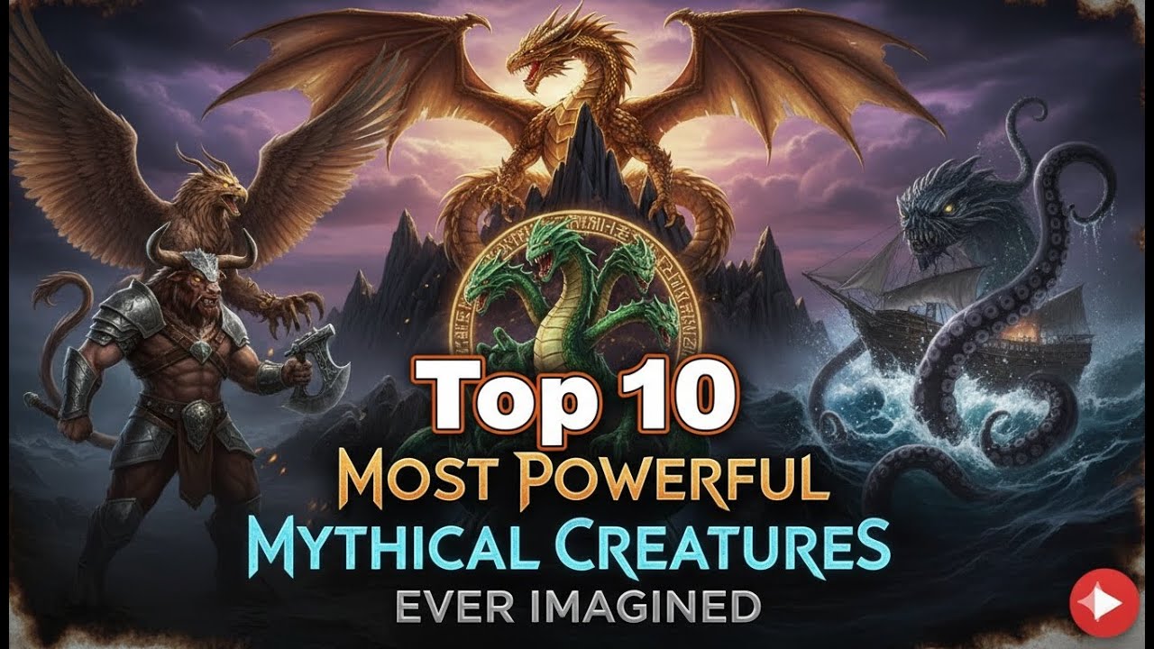 Top 10 Most Powerful Mythical Creatures Ever Imagined | Legendary ...