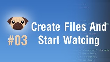 Learn Pugjs in Arabic #03 - Create Files And Watch To Start Work
