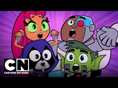 🕸️ ¡Los Momentos Más Tenebrosos de Los Jóvenes Titanes! 👻 Cartoon Network LA