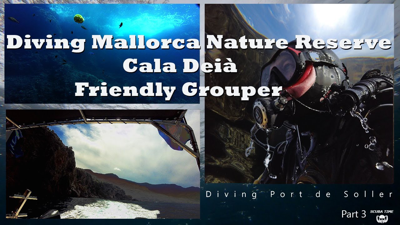 Diving Mallorca Port Sòller - My Grouper pal Part 3