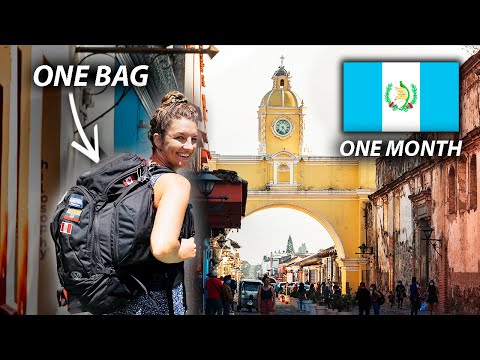 WHAT TO PACK | One Month in GUATEMALA | Carry-on Only + Tips + Tricks