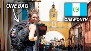 WHAT TO PACK | One Month in GUATEMALA | Carryon Only + Tips + Tricks