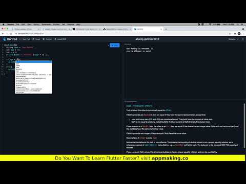 12  Dart Basics for Flutter Beginners | Flutter Beginners #12