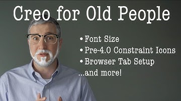 Bigger font, Retro constraints, fewer pesky browser tabs - "Creo for Old People" Config Options