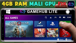 How To Fix Directx 11 Error On Gamehub Lite V4 For 4Gb Ram Mali Gpu Full Setupsettingsgameplay