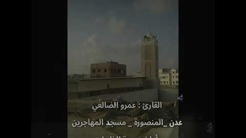 أواخر سورة الذاريات _القارئ: عمرو الضالعي