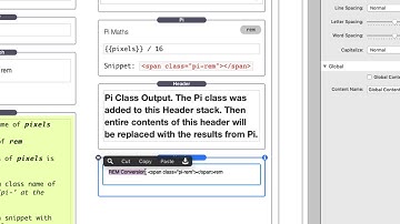 Basics of using the Pi Stack for RapidWeaver