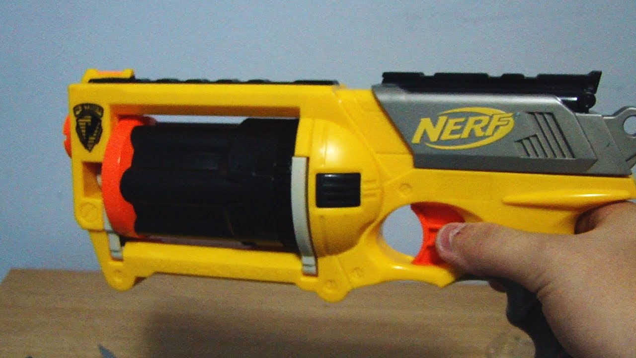 Unboxing Revólver Nerf Maverick + Tiros (Arma de Brinquedo) 