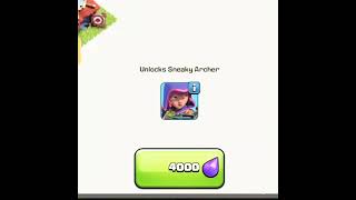 Unlock Sneaky Archer Upgrading Barrack