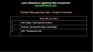 1. Salesforce Lightning Web Component (LWC)  | Live Project | Partner Management App | Overview screenshot 4