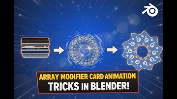 I Animated Cards in Blender Using ONLY Array Modifier