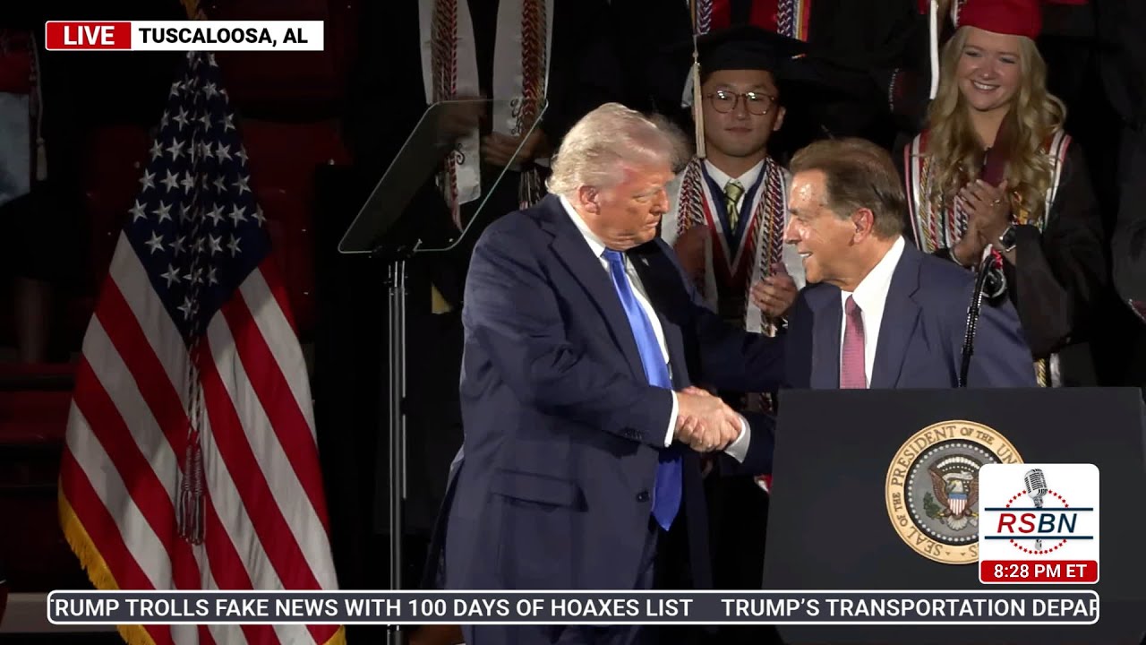 FULL SPEECH: President Trump Gives Commencement Address at University of Alabama - 5/1/25