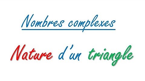 Comment déterminer la nature d