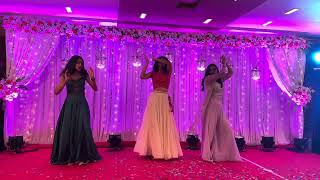 Stunning Sangeet Performance by the groom's sisters!!!🪩🔥🥂