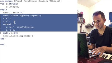 Repeat While For di Delphi