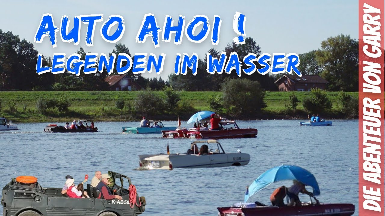 Invasion auf der Elbe - Amphicar 770, Amphi Ranger und Europa-Jeep  - Legenden unterwegs