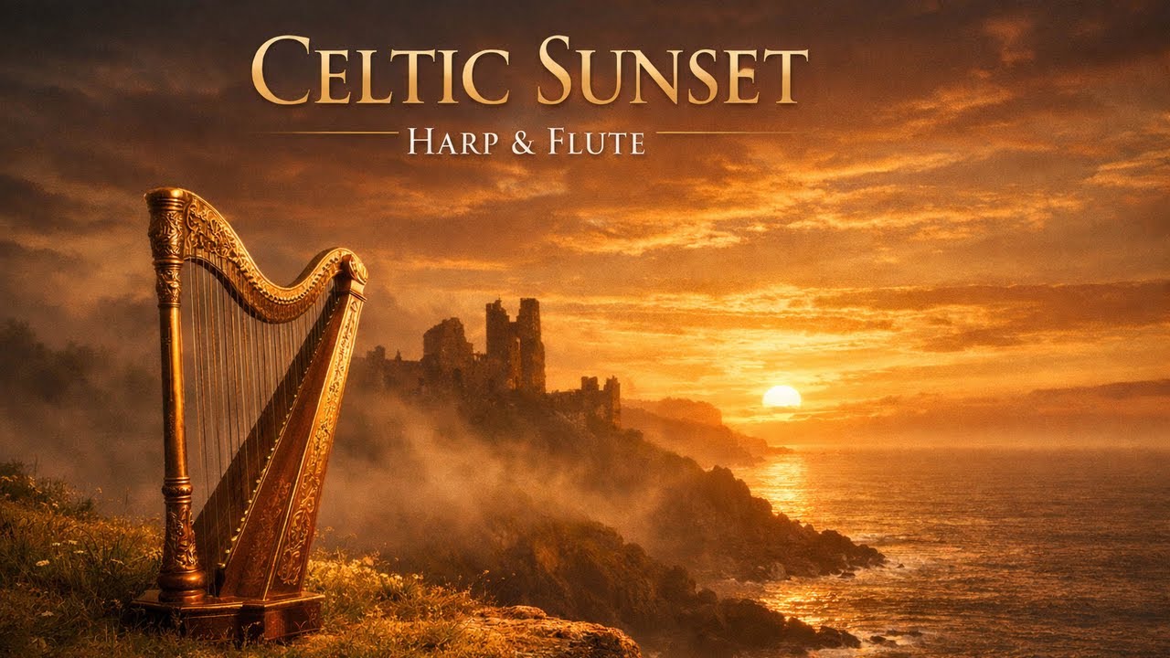 Celtic Harp & Flute - Celtic Sunset 🌙 | Relaxation & Inner Peace