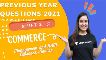Previous Year Questions 2021 |Commerce - 2 | Shift 2 | Niharika Bhagtani