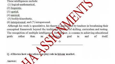 Economic and Financing of Education-II (6566) AIOU Solved Assignments Spring 2021@AHA Assignments