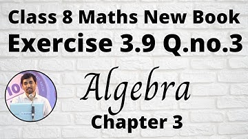 TN 8 Maths Algebra  Exercise 3.9 q.no.3 Algebra Chapter 3  Graph New Book 2020 Tamil AlexMaths
