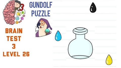 Brain Test 3 Level 26 Gundolf Puzzle! Walkthrough
