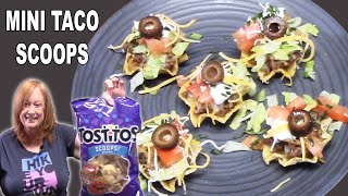 Mini Taco Scoops For Appetizers, Dinner Time, Taco Tuesday, Anytime
