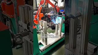 Application of SZGH-H1600-10 External shaft swing welding #industrial #robot #robotics#factory