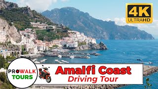 The BEST Amalfi Coast Driving Tour! 4K UHD