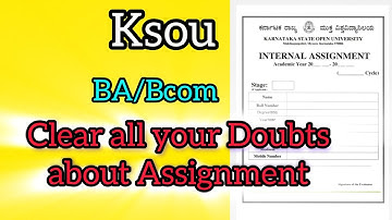 How to upload/Submit an assignment  #Ksou #assignment