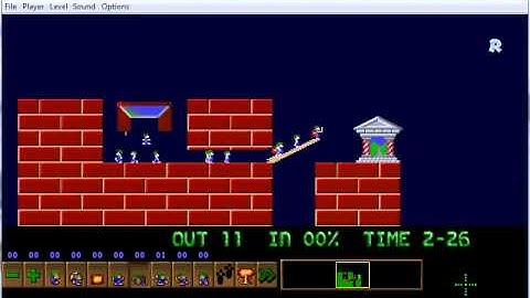 Lemmings custom level - Remember this words: